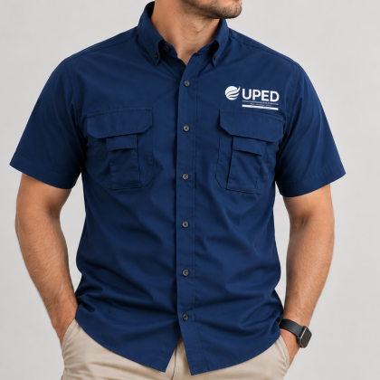 Camisa UPED tipo Columbia - Navy